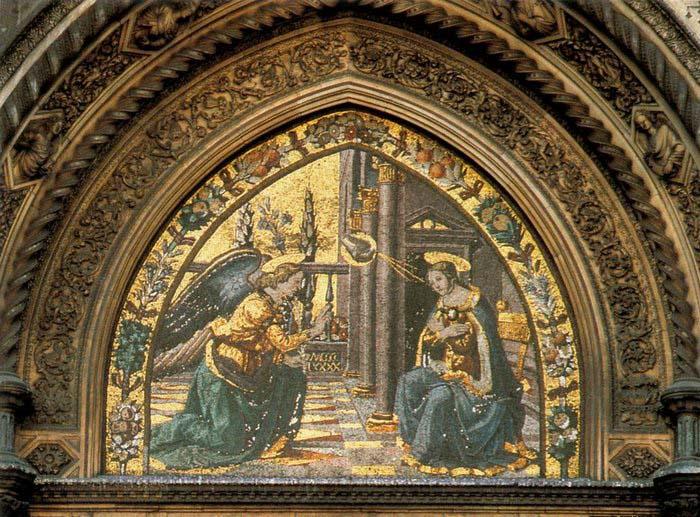 Domenico Ghirlandaio Annunciation Sweden oil painting art